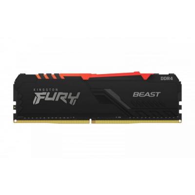 Kingston Pamięć DDR4 Fury Beast RGB 16GB(1*16GB)/2666 CL16 1Gx8