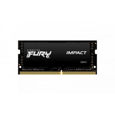 Kingston Pamięć DDR4 Fury Impact SODIMM 16GB(1*16GB)/3200 CL20 1Gx8