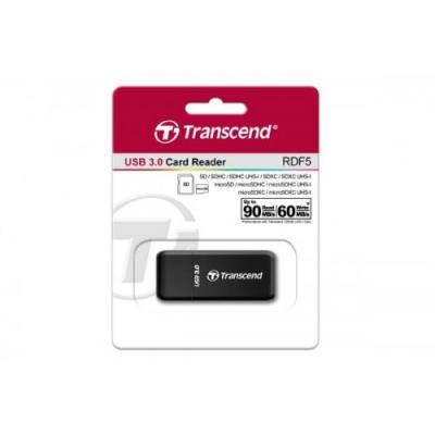 Transcend Czytnik kart pamięci SD/MicroSD USB3.0 czarny