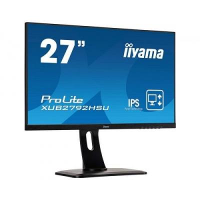 IIYAMA Monitor 27 cali XUB2792HSU-B1 IPS,FHD,HDMI,DP,VGA,PIVOT,USB,SLIM