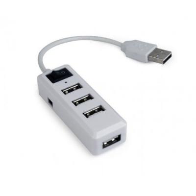Gembird Hub USB 2.0 4 porty biały