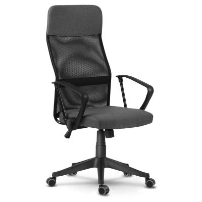 Fotel biurowy, obrotowy, krzesło, sydney, sofotel, ciemny, szary