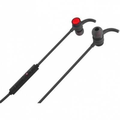 Słuchawki Audictus Endorphine Red Bluetooth, czarno-czerwone, bezprzewodowe, wodoodporne (ABE-0898)