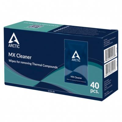 Chusteczki Arctic MX Cleaner do usuwania pasty termoprzewodzącej (opakowanie 40 szt)