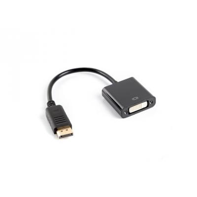 Lanberg Adapter Displayport [M] do DVI-D [F] 24+1 dual Link (AD-0007-BK)