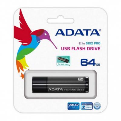 Pendrive Adata DashDrive Elite S102 Pro 64GB USB3.0 szary - 100MB / 50MB