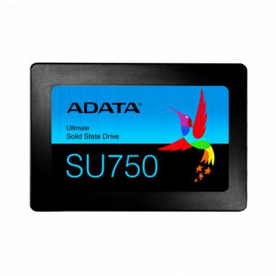Dysk ADATA Ultimate SU750 SSD 2,5" 256GB SATA 550/520MBs TLC 3D ASU750SS-256GT-C