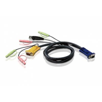 ATEN kabel 2L-5302U 1.8M USB KVM Audio