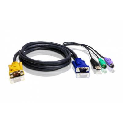 ATEN kabel 2L-5302UP 1.8M PS/2-USB KVM