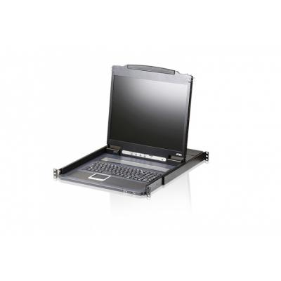 ATEN Lightweight PS/2-USB VGA 19" LCD Console with USB Peripheral Support CL3000N-ATA-AG