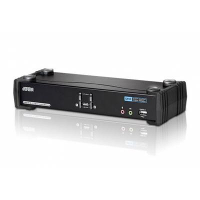 ATEN Przełącznik KVM CS1782A-AT-G 2-portowy USB DVI Dual Link/CH7.1 Audio