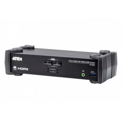ATEN 2-Port USB3.0 4K HDMI Dual Display KVMP Switch CS1822-AT-G
