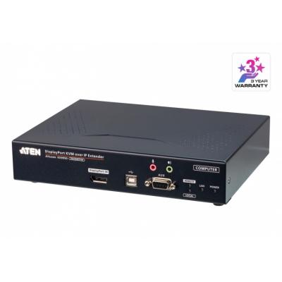 ATEN 4K DisplayPort Single Display KVM over IP Extender (Transmitter) KE9950T-AX-G