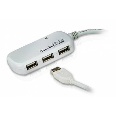 ATEN Extender UE2120H 12m 4-portowy USB 2.0 (łączenie kaskadowe do 60m)