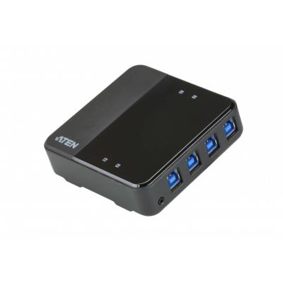 ATEN 4 x 4 USB 3.1 Gen1 Peripheral Sharing Switch US3344-AT