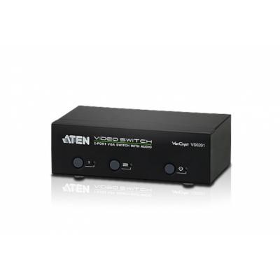 ATEN Przełącznik VGA/Audio VS0201-AT-G 2-portowy