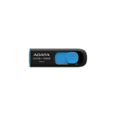 Pendrive Adata DashDrive UV128 128GB USB3.0 czarno - niebieski