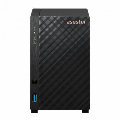 Serwer plików Asustor DRIVESTOR 2 AS1102T 2-bay, Realtek RTD1296. Quad-Core, 1.4GHz, 1GB DDR4. 2.5GbE x1. USB3.2 Gen1 x2