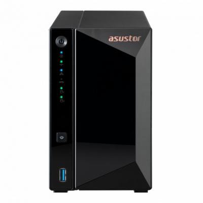Serwer plików Asustor DRIVESTOR 2 PRO AS3302T 2-bay, Realtek RTD1296. Quad-Core, 1.4GHz, 2GB DDR4. 2.5GbE x1. USB3.2 Gen1 x3