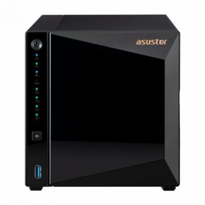 Serwer plików Asustor DRIVESTOR 4 PRO AS3304T 4-bay, Realtek RTD1296. Quad-Core, 1.4GHz, 2GB DDR4. 2.5GbE x1. USB3.2 Gen1 x3