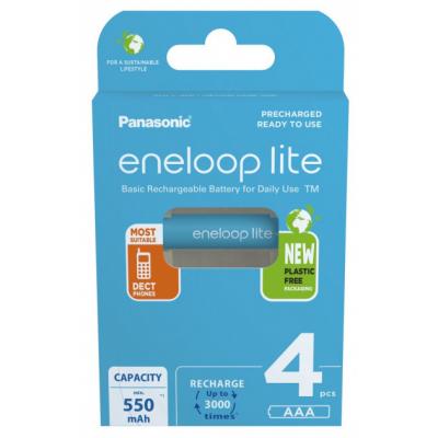 Panasonic Eneloop Lite R03/AAA 550mAh - opak. 4 akumulatorków - eco blister (BK-4LCCE/4BE)