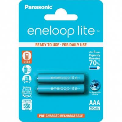 Panasonic Eneloop Lite R03/AAA 550mAh - opak. 2 akumulatorki (BK-4LCCE/2BE)