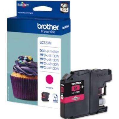 Tusz Brother .LC123M LC-123M Magenta 600stron