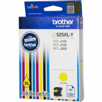 Tusz Brother .LC525XLY LC-525XL-Y Yellow 1300stron