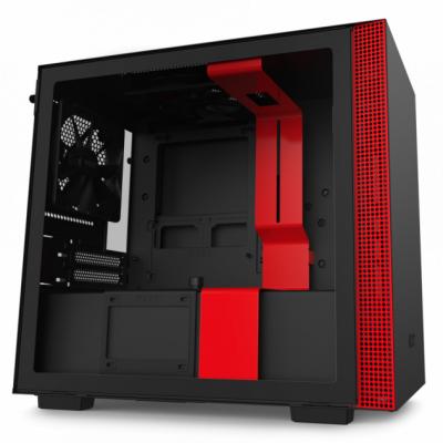 Obudowa do komputera NZXT H210 Mini-Itx czarno-czerwona z oknem