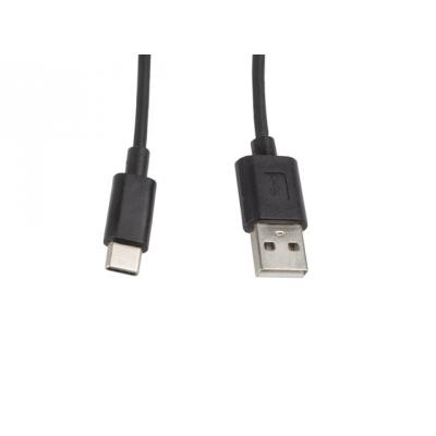 Lanberg Kabel USB 2.0 TYPE-C (M) do Type-A (M) czarny 1m (CA-USBO-10CC-0010-BK)