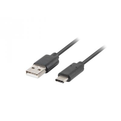 Lanberg Kabel USB-C (M) do USB-A (M) 2.0 czarny 1.8m QC3.0 (CA-USBO-20CU-0018-BK)