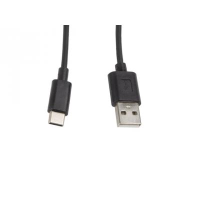 Lanberg Kabel USB-C (M) do USB-A (M) 2.0 czarny 1m QC3.0 (CA-USBO-20CU-0010-BK)