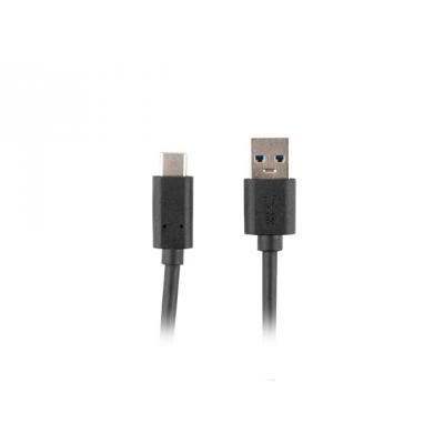 Lanberg Kabel USB-C(M) do USB-A(M) 3.1 1m Czarny