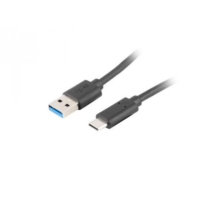 Lanberg Kabel USB-C(M) do USB-A(M) 3.1 1.8m Czarny
