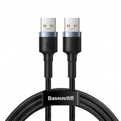 Kabel USB 3.0 A-A Baseus Cafule, 2A, 1m (czarno-szary) (CADKLF-C0G)