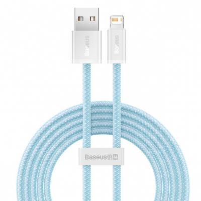 Kabel przewód USB - Lightning / iPhone 100cm Baseus Dynamic 2.4A - niebieski (CALD000403)