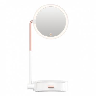 Baseus Smart Beauty lusterko lustro z lampką LED do makijażu i szufladką biały (DGZM-02)