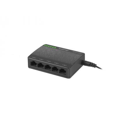 Lanberg Switch DSP1-0105 5x 100mb/S Fast Ethernet Desktop 5V