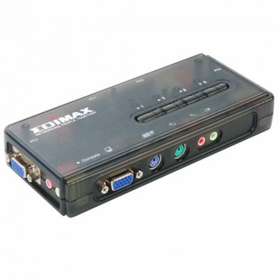 EDIMAX EK-PAK4 4-portowy KVM PS/2 z obsługą dźwięku