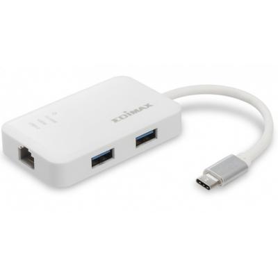 EDIMAX EU-4308 Adapter USB-C LAN Gb +3 x USB 3.0
