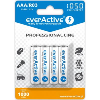 everActive R03/AAA 1050mAh Professional line - opak. 4 akumulatorki - blister (EVHRL03-1050)