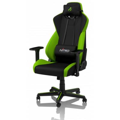 Fotel gamingowy Nitro Concepts S300 Atomic Green, Czarno-zielony