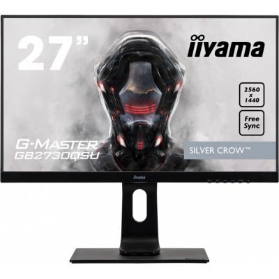 iiyama G-Master GB2730QSU-B1 Silver Crow 27" WQHD TN 75Hz 1ms FreeSync PIVOT - z gwarancją iiyama 3 lata - zero martwych pikseli 30 dni