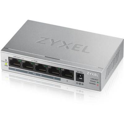 Switch Zyxel 5x10/100/1000Mbps POE 802.3af/802.3at GS1005HP-EU0101F