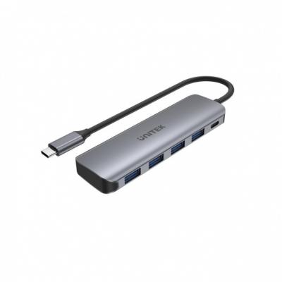 Unitek HUB USB TYP-C 4 x USB 3.1 Gen 1 PD 100W (H1107B)