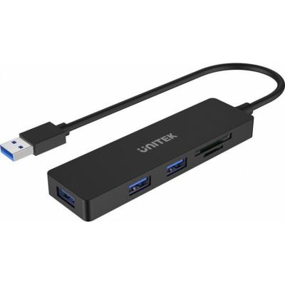 Unitek HUB 3x USB 3.1 Gen 1 SD microSD (H1108A)
