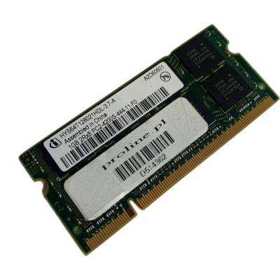 Pamięć RAM INFINEON HYS64T128021HDL-3.7-A 1GB 2RX8 PC4-4200S-444-11-F0