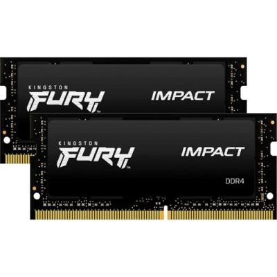Pamięć Kingston FURY Impact SODIMM 32GB DDR4 2666 CL15 KF426S15IB1K2/32