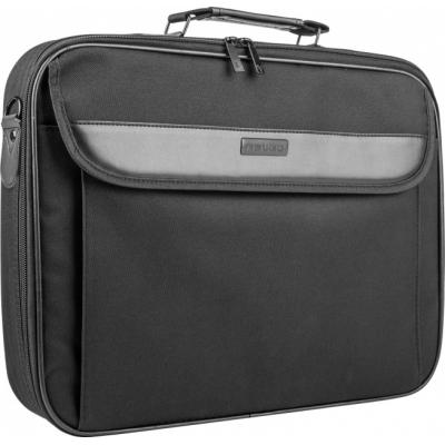 Natec Antelope Black, czarna torba na laptopa 15,6", NTO-0204