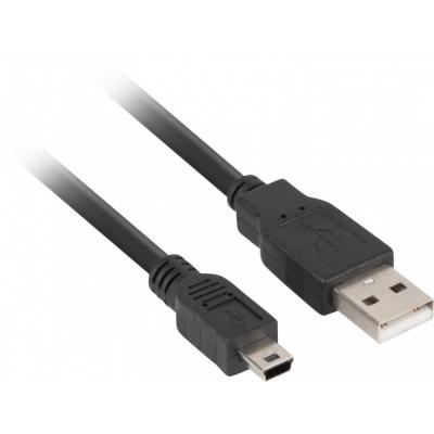 Natec Extreme Media NKA-0432 - kabel USB Mini 2.0 AM-BM5P 1.8m z dławikiem ferrytowym
